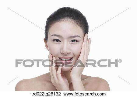 skincare of woman View Large Illustration Drawing - skincare of woman. Fotosearch