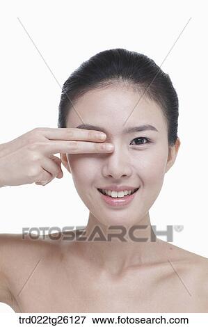 skincare of woman's face View Large Illustration Stock Illustration - skincare of woman's face. Fotosearch