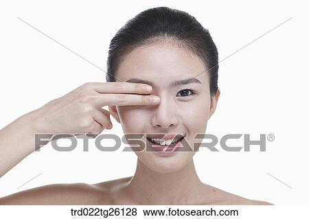 Stock Illustration - skincare of woman's face. Fotosearch