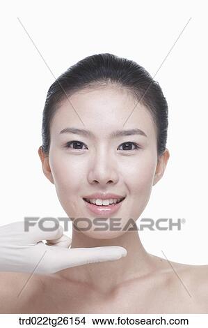 Stock Illustration - skincare of woman's face. Fotosearch