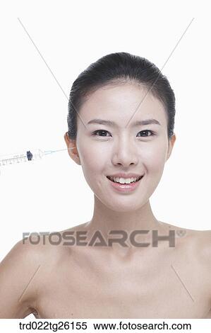 Stock Illustration - skincare of woman's face. Fotosearch