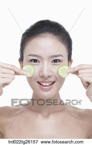 skincare of woman's face View Large Illustration Stock Illustration - skincare of woman's face. Fotosearch