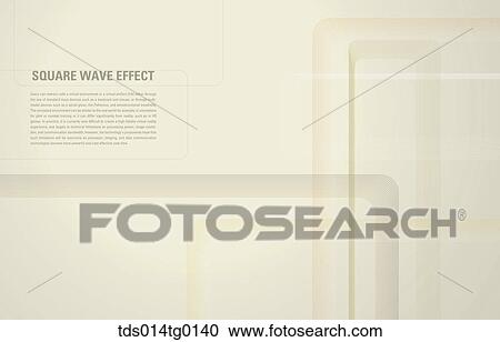 Clipart - square wave effect illustration. Fotosearch