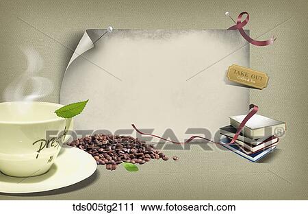 Clip Art - takeout beverages. Fotosearch