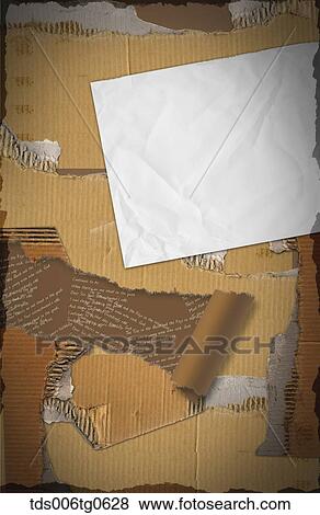 Stock Illustration - torn paper background. Fotosearch