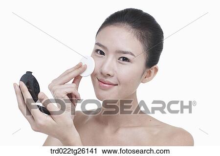 woman wearing makeup View Large Illustration Clip Art - woman wearing makeup. Fotosearch