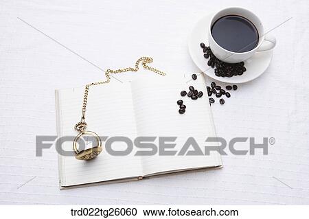 Clipart - working plan with coffee. Fotosearch
