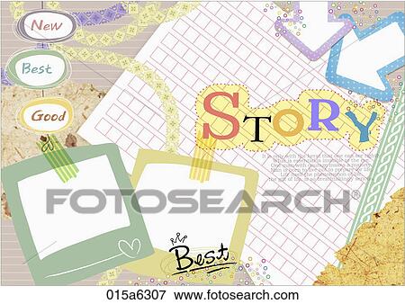 Clip Art - illustration of best story board. Fotosearch
