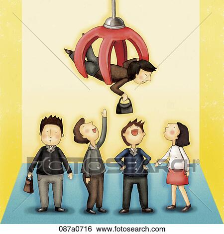 Clip Art - illustration of business people. Fotosearch