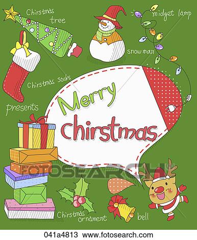 Clipart - illustration of christmas matters. Fotosearch