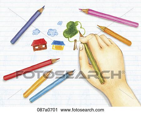 Clipart - illustration of drawing. Fotosearch