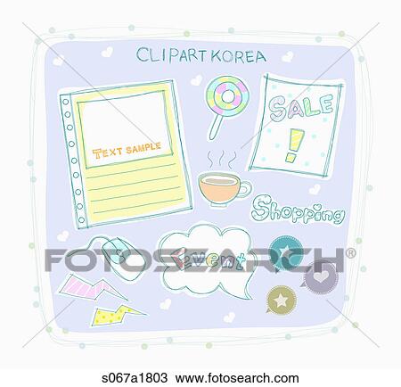 Clipart - illustration of event and discount matters. Fotosearch