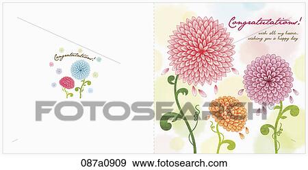 Clip Art - illustration of greeting cards. Fotosearch