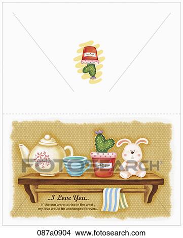 illustration of greeting cards View Large Clip Art Graphic Clipart - illustration of greeting cards. Fotosearch