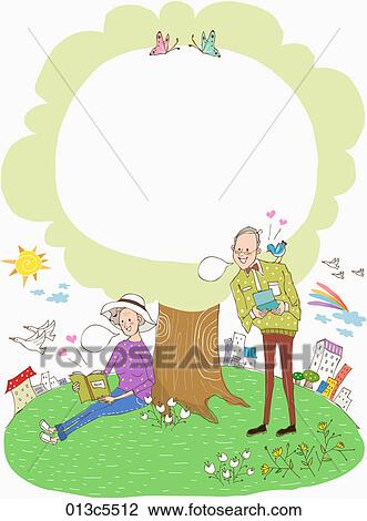 Clipart - illustration of later years plan. Fotosearch