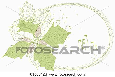 Clipart - illustration of leaves. Fotosearch