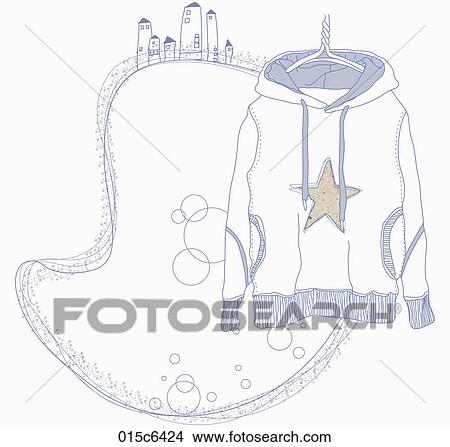 Clipart - illustration of sweat shirt. Fotosearch