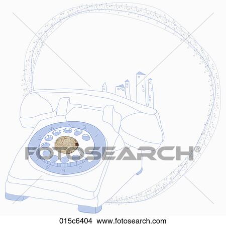 illustration of telephone icon View Large Clip Art Graphic Clipart - illustration of telephone icon. Fotosearch