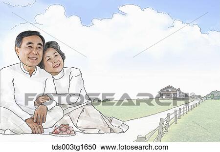 balanced life of the senior View Large Illustration Clipart - balanced life of the senior. Fotosearch