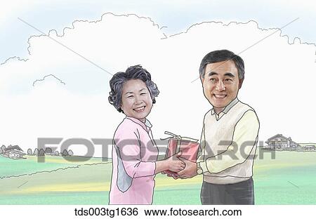 balanced life of the senior View Large Illustration Stock Illustration - balanced life of the senior. Fotosearch