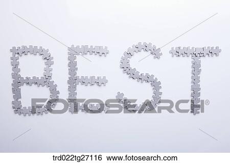 BEST words made by puzzle pieces View Large Illustration Stock Illustration - BEST words made by puzzle pieces. Fotosearch