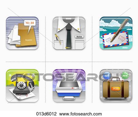 business icon View Large Illustration Drawing - business icon. Fotosearch