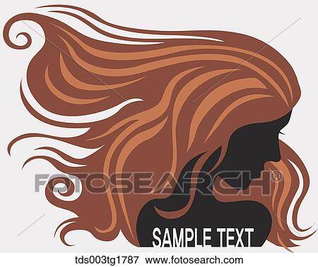 charming hair style in illustration View Large Illustration Stock Illustration - charming hair style in illustration. Fotosearch