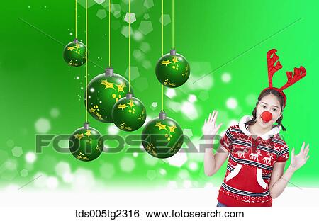 Christmas decoration View Large Illustration Stock Illustration - Christmas decoration. Fotosearch