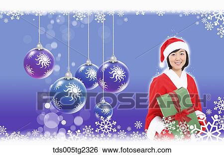 Christmas decoration View Large Illustration Stock Illustration - Christmas decoration. Fotosearch