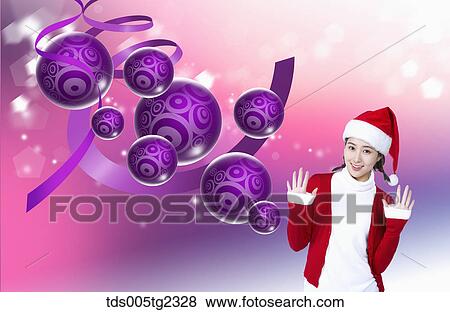Stock Illustration - Christmas decoration. Fotosearch