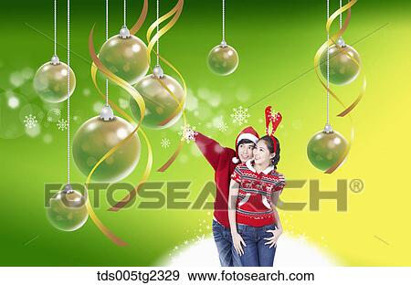 Christmas decoration View Large Illustration Stock Illustration - Christmas decoration. Fotosearch
