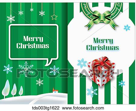 Drawing - Christmas greeting background. Fotosearch