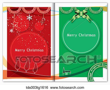 Stock Illustration - Christmas greeting background. Fotosearch