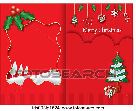 Stock Illustration - Christmas greeting background. Fotosearch