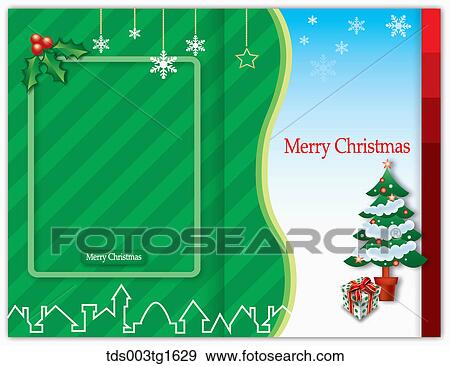 Stock Illustration - Christmas greeting background. Fotosearch
