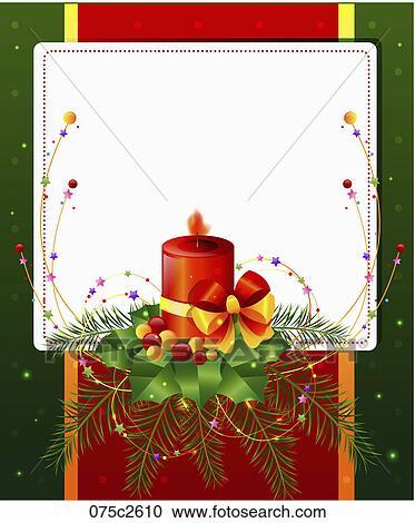 Clipart - Christmas mood background. Fotosearch