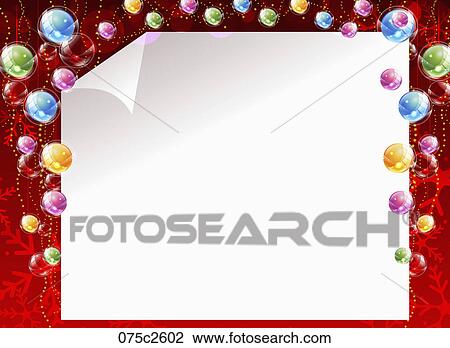 Drawing - Christmas mood background. Fotosearch