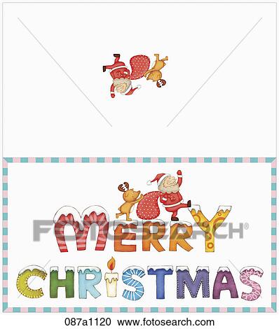 chrstmas greeting card View Large Illustration Clipart - chrstmas greeting card. Fotosearch