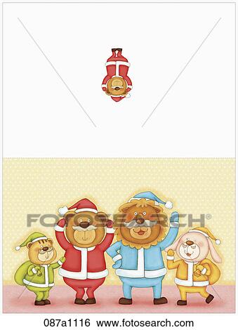 chrstmas greeting card View Large Illustration Stock Illustration - chrstmas greeting card. Fotosearch