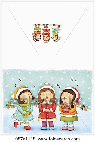 Stock Illustration - chrstmas greeting card. Fotosearch