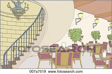 Stock Illustration - dining room illustration. Fotosearch