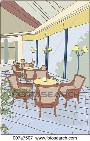 dining table illustration View Large Illustration Stock Illustration - dining table illustration. Fotosearch
