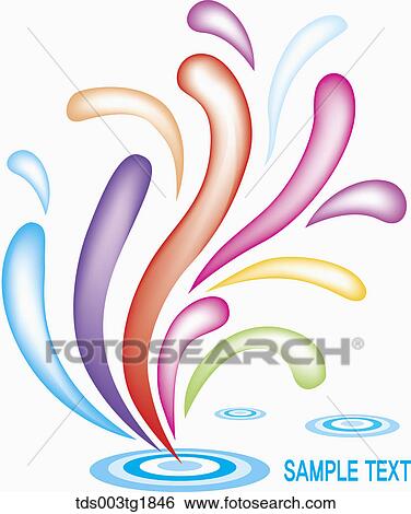 Stock Illustration - drop shaped illustration background. Fotosearch