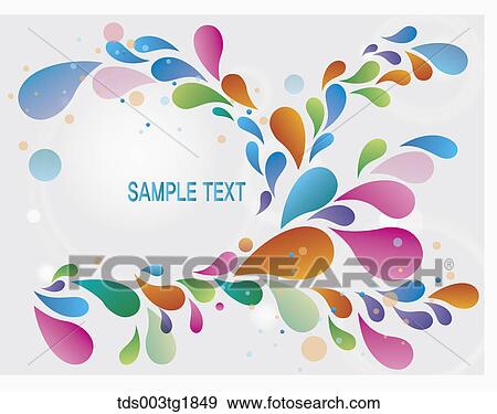 Stock Illustration - drop shaped illustration background. Fotosearch