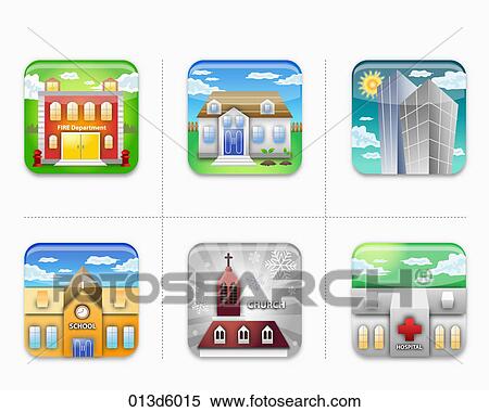 Stock Illustration - facility icon. Fotosearch