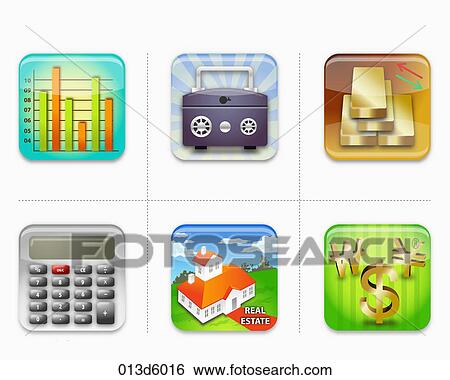 financial icon View Large Illustration Stock Illustration - financial icon. Fotosearch
