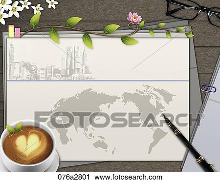 global business View Large Illustration Clip Art - global business. Fotosearch