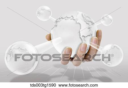 global business View Large Illustration Clipart - global business. Fotosearch