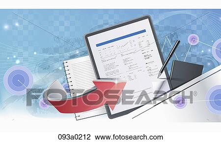 global business View Large Illustration Drawing - global business. Fotosearch