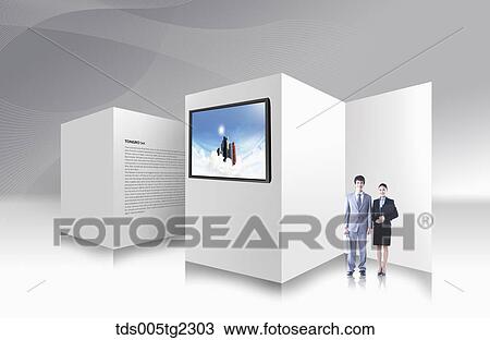 global business View Large Illustration Drawing - global business. Fotosearch